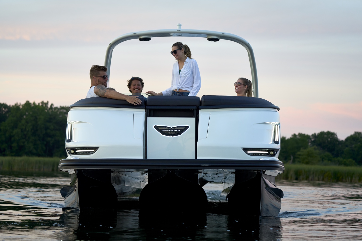 Bennington owners enjoying time on the water
